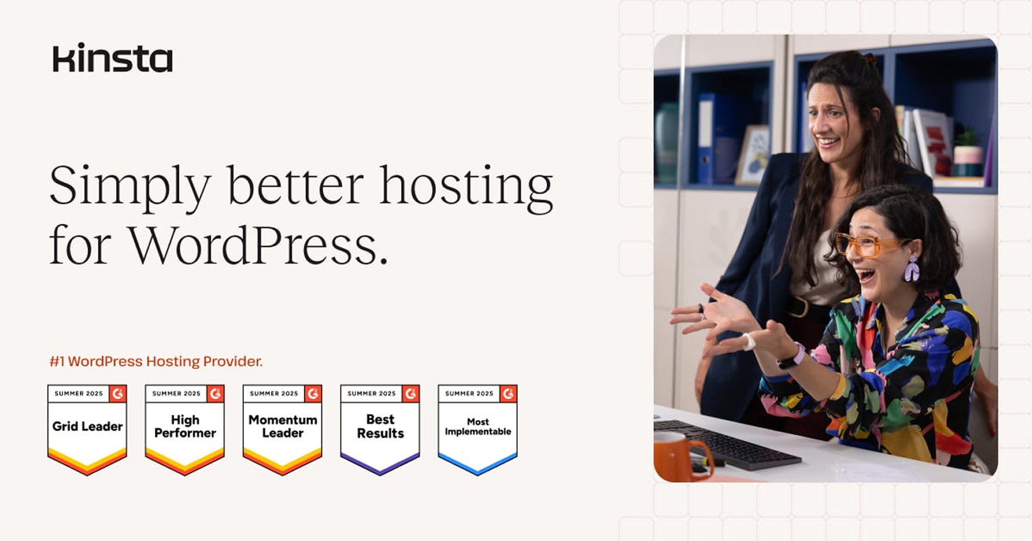 Kinsta — Lightning-fast, secure, managed WordPress hosting with free migrations, CDN, and 24/7 expert support