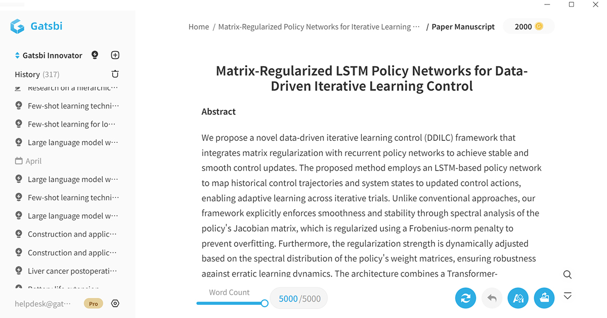 Gatsbi | Gatsbi — AI agent for research innovation and paper writing