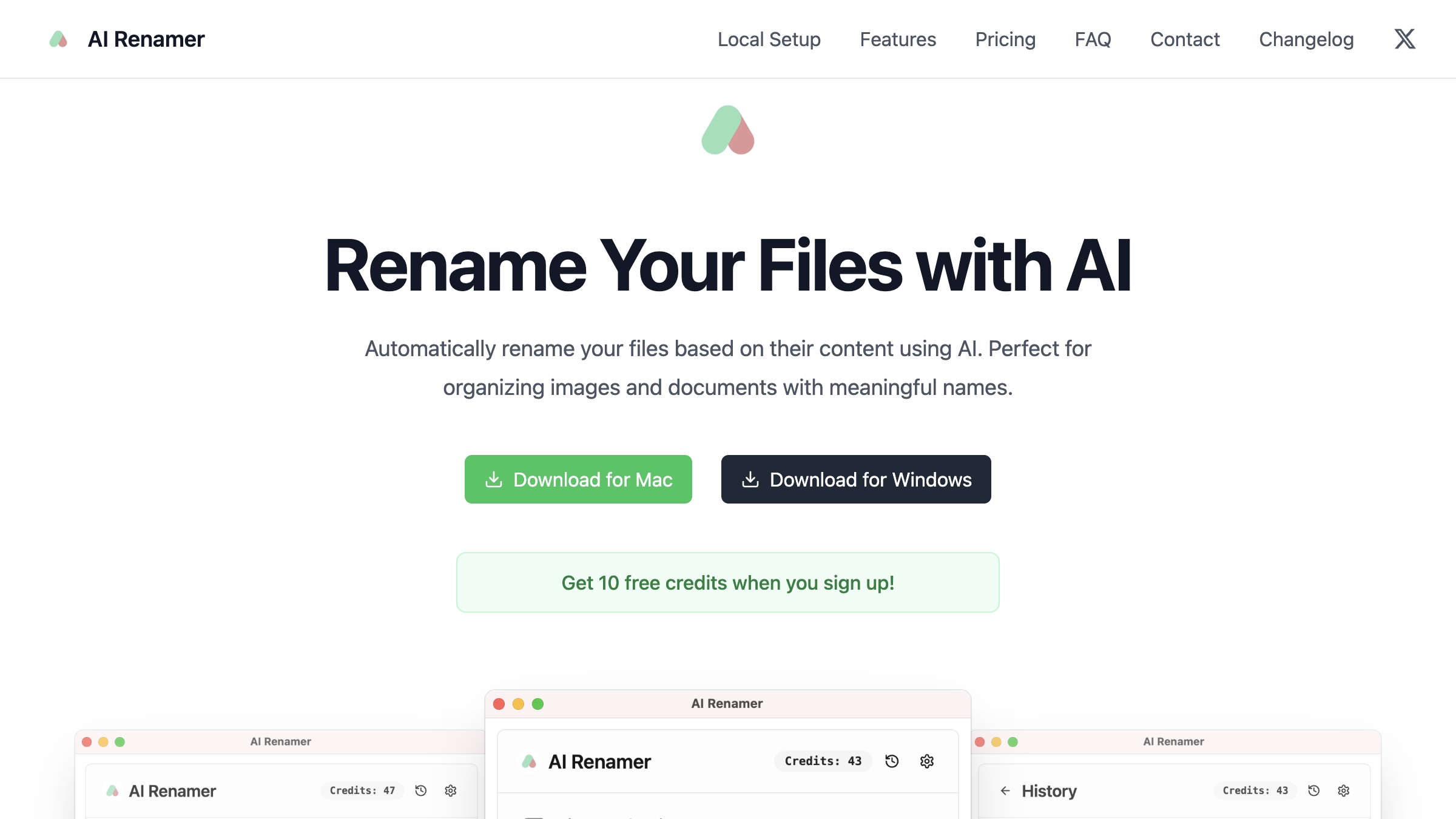 AI Renamer — Rename Your Files with AI