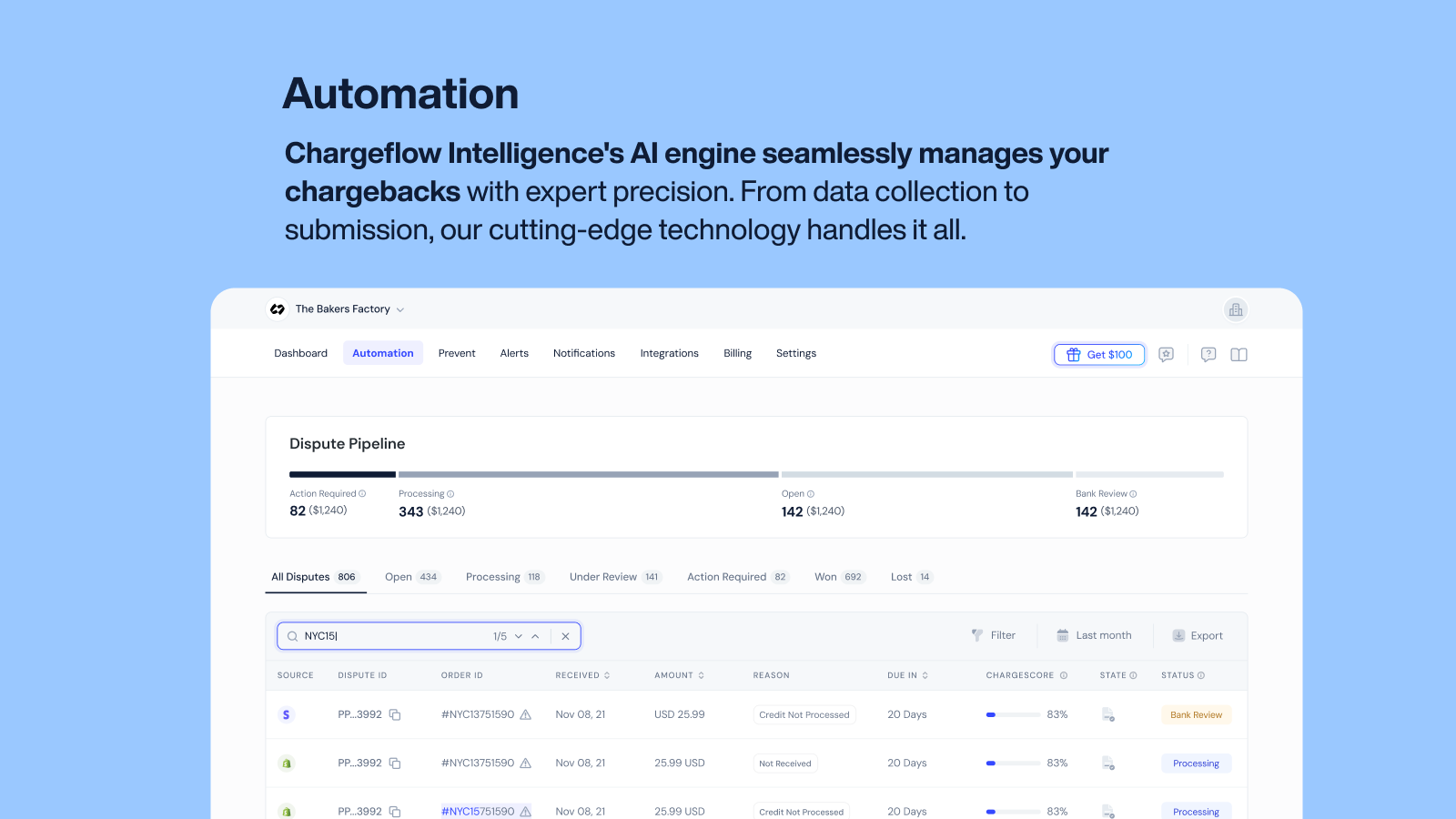 Chargeflow | Chargeflow — Prevent, Recover and Deflect Chargebacks on Autopilot with Chargeflow